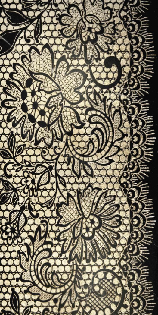 Lithos Mosaico Italia Chantal B 305 x 610 NERO - old silver