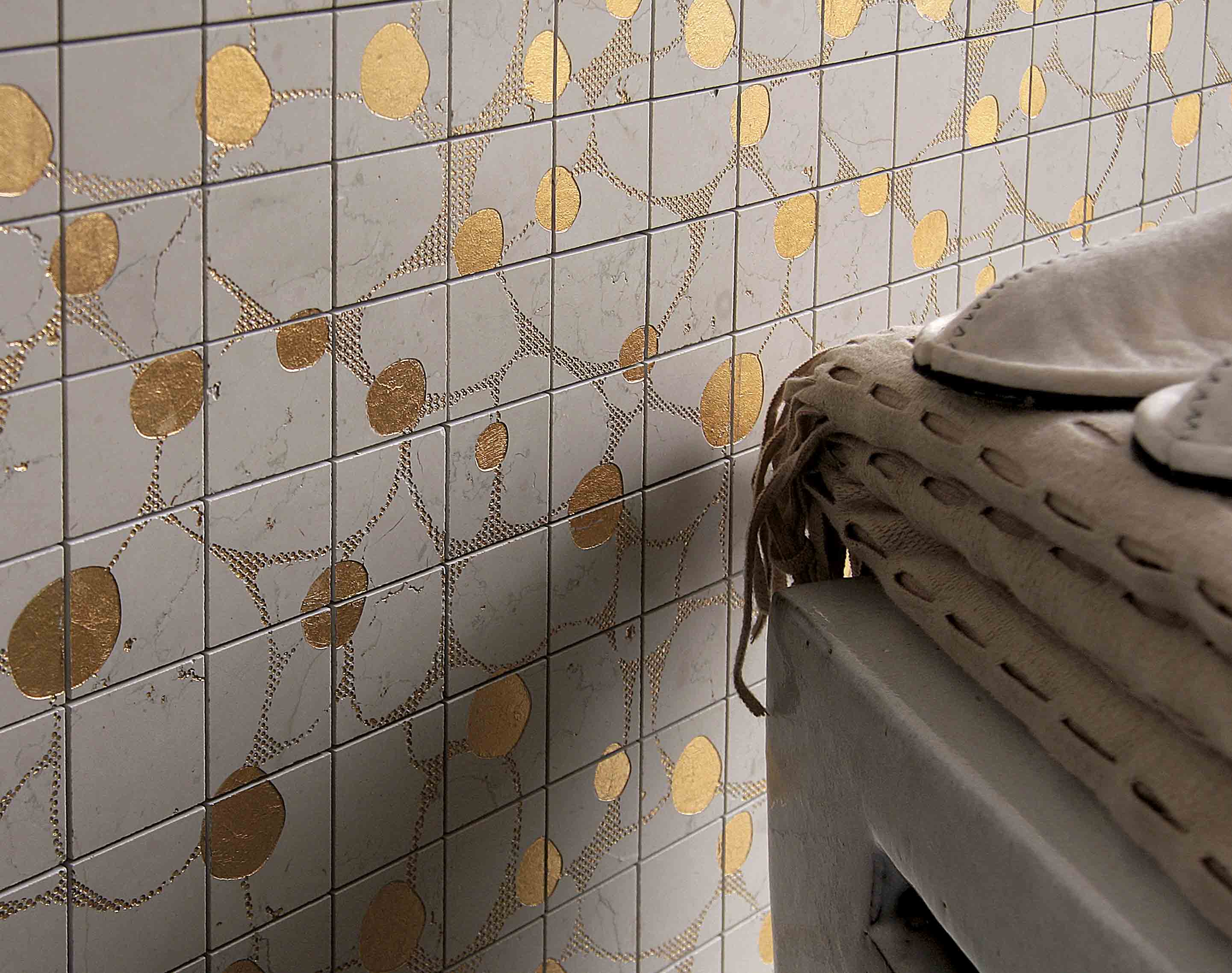 Lithos Mosaico Italia Atollo 50 BP - gold