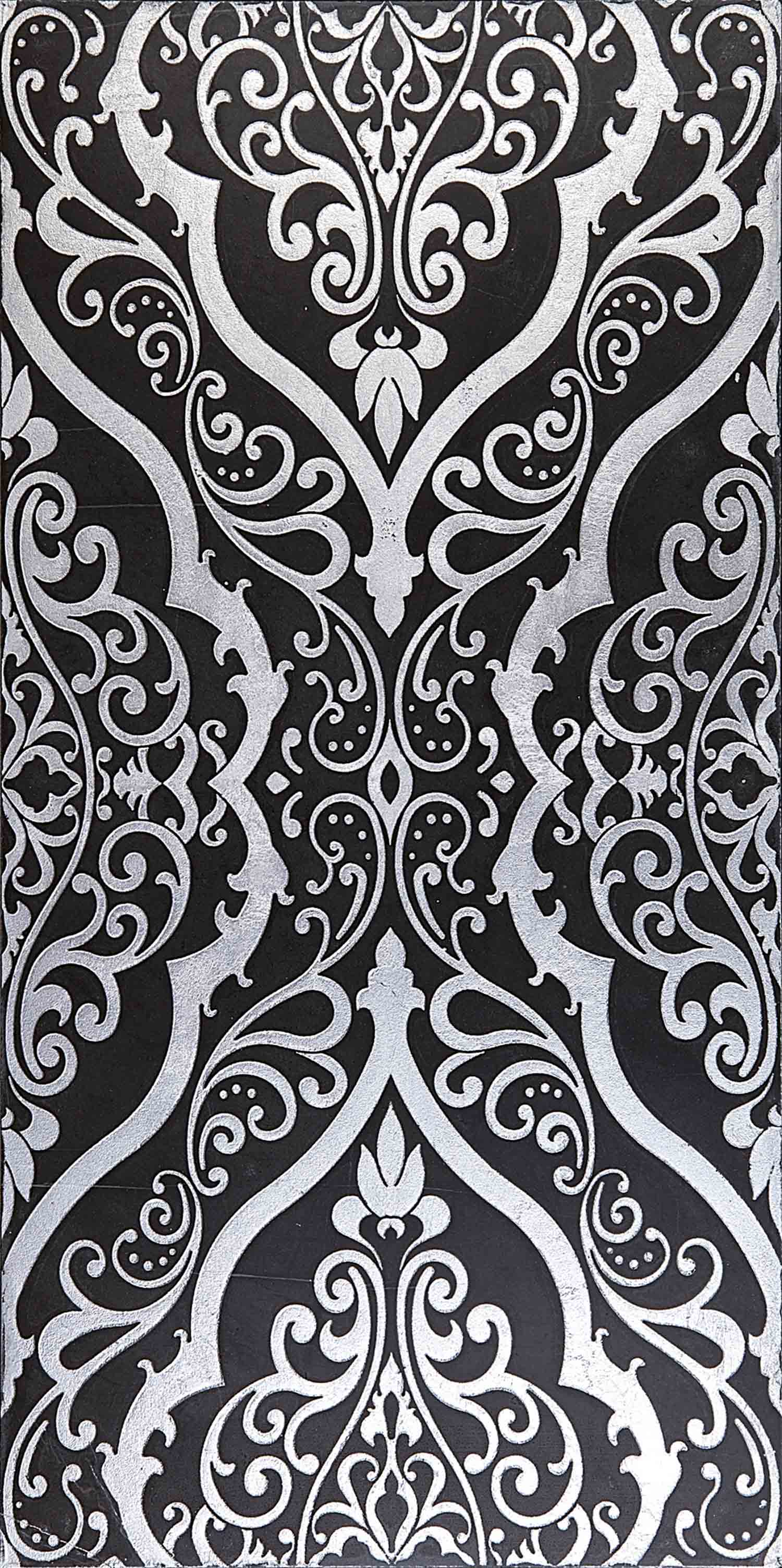 Lithos Mosaico Italia Nadira 305 x 610 NERO - silver