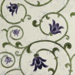 Lithos Mosaico Italia Shirley 305 BP - silver - verde, bordò