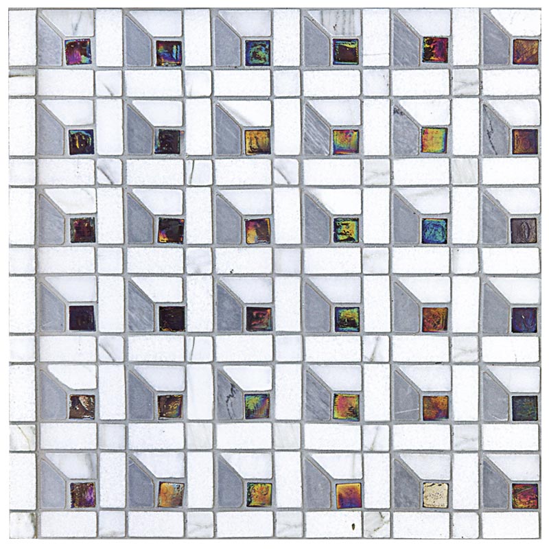 Cube 15 Glass Lithos mosaico italia