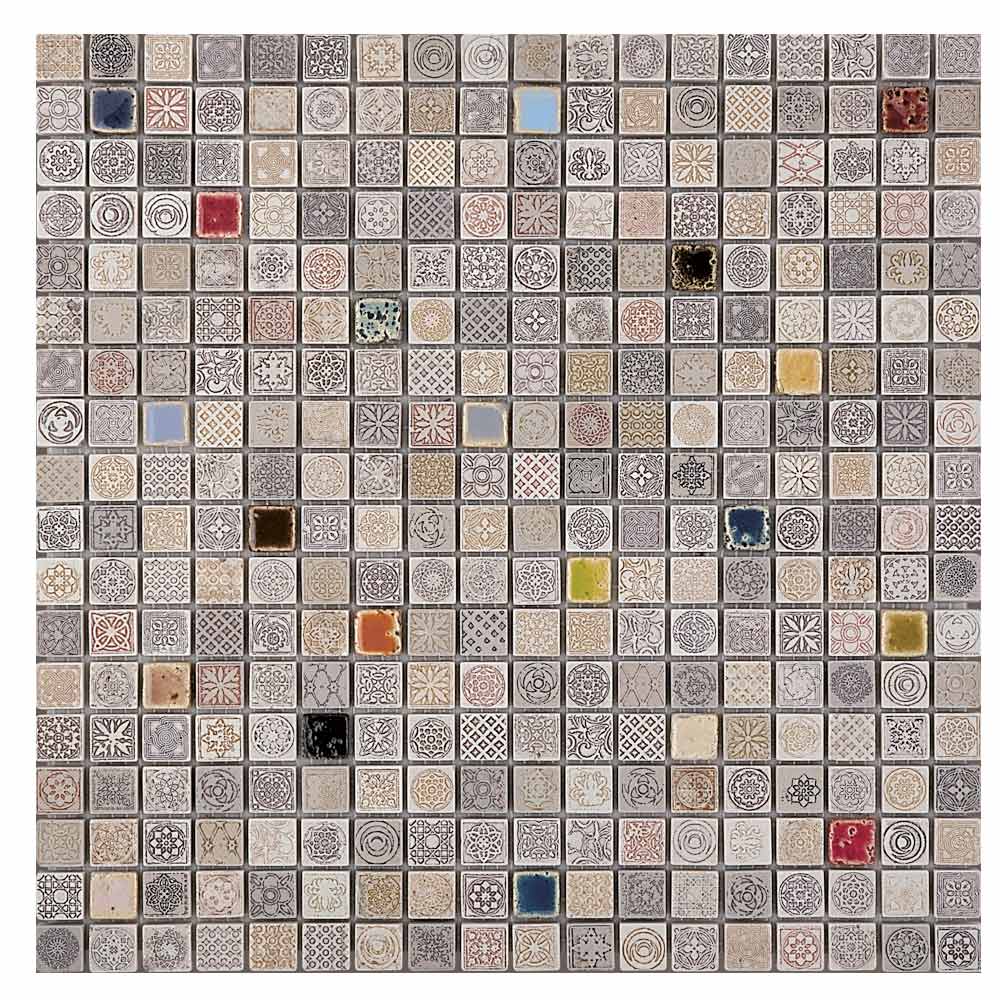 Stamp 15 mix caramel Lithos mosaico italia