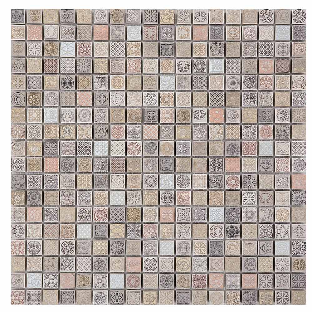 Stamp 15 mix gold B Lithos mosaico italia