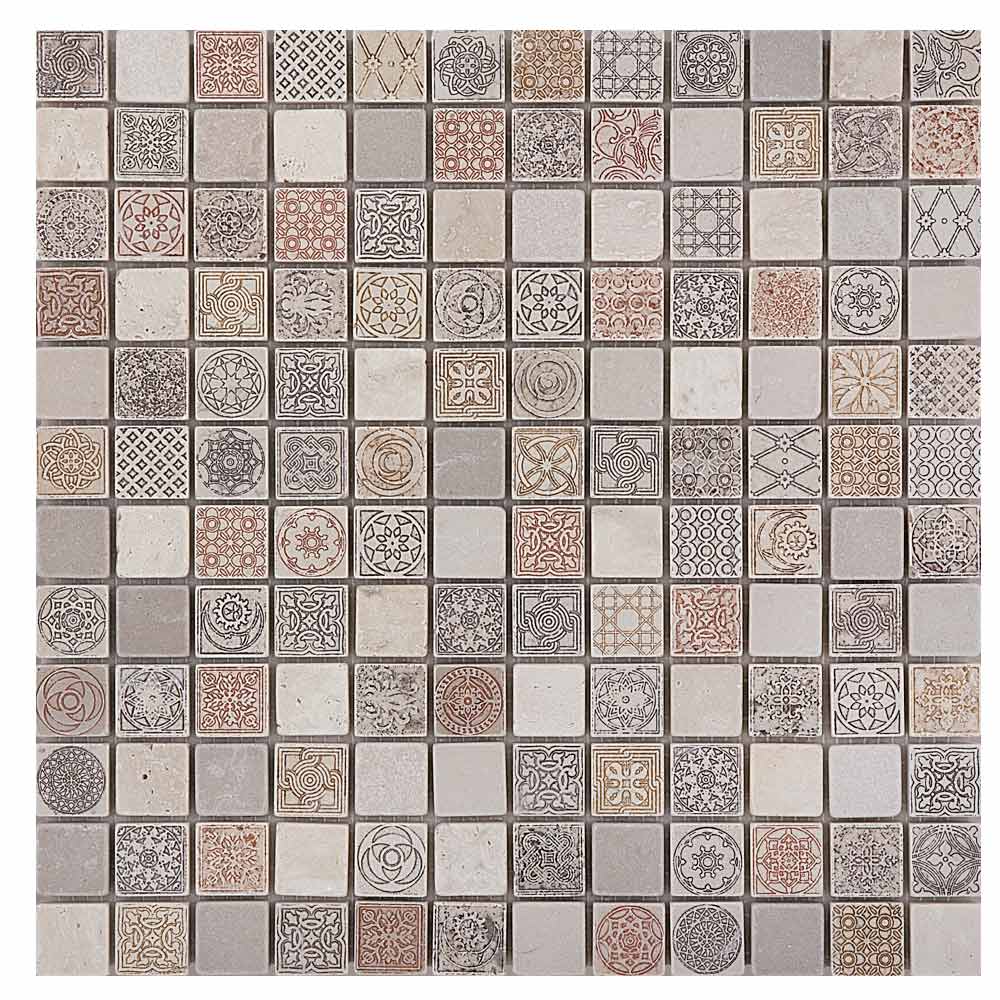 Stamp 25 mix marble Lithos mosaico italia