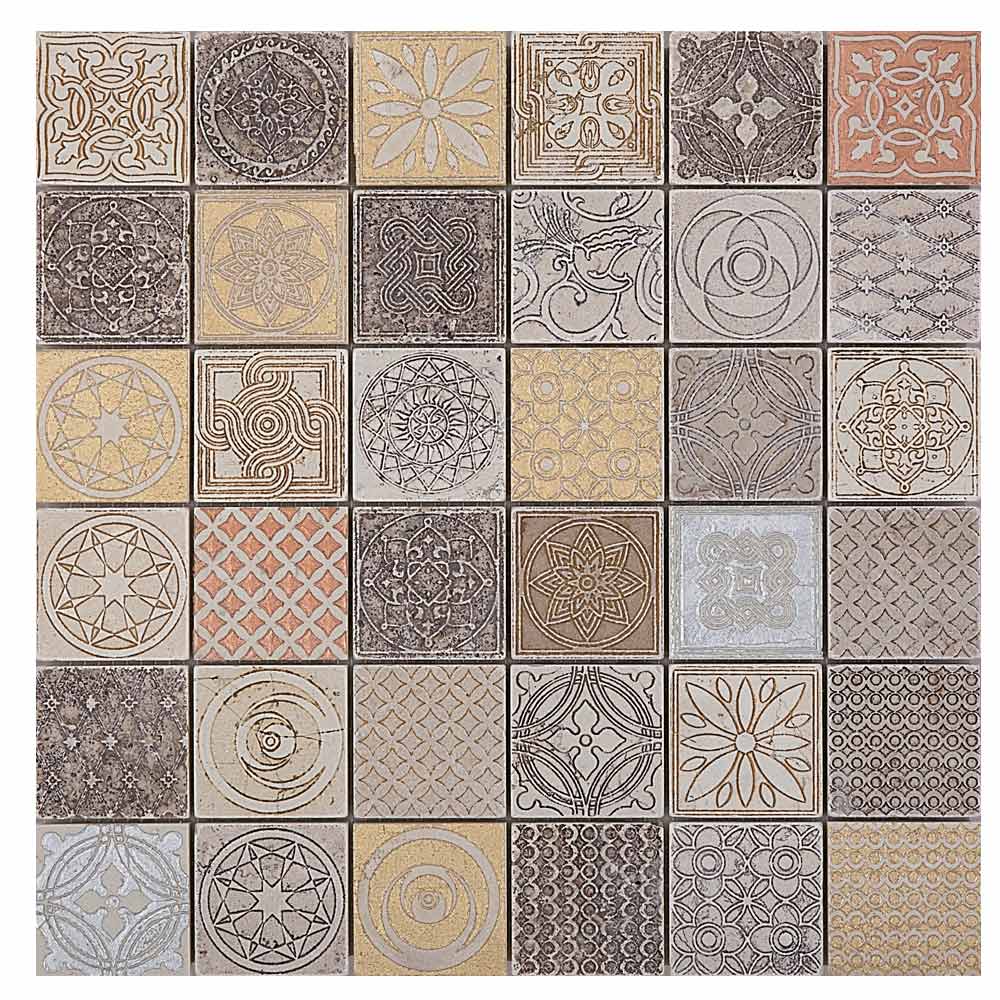 Stamp 50 mix gold B Lithos mosaico italia